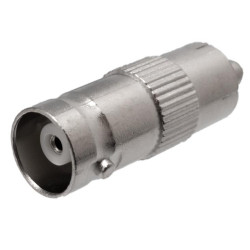 ADAPTADOR BNC HEMBRA A RCA MACHO METAL