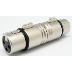 ADAPTADOR CANON  XLR  DOBLE HEMBRA