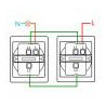 INTERRUPTOR CONMUTADO MODELO CC GRIS