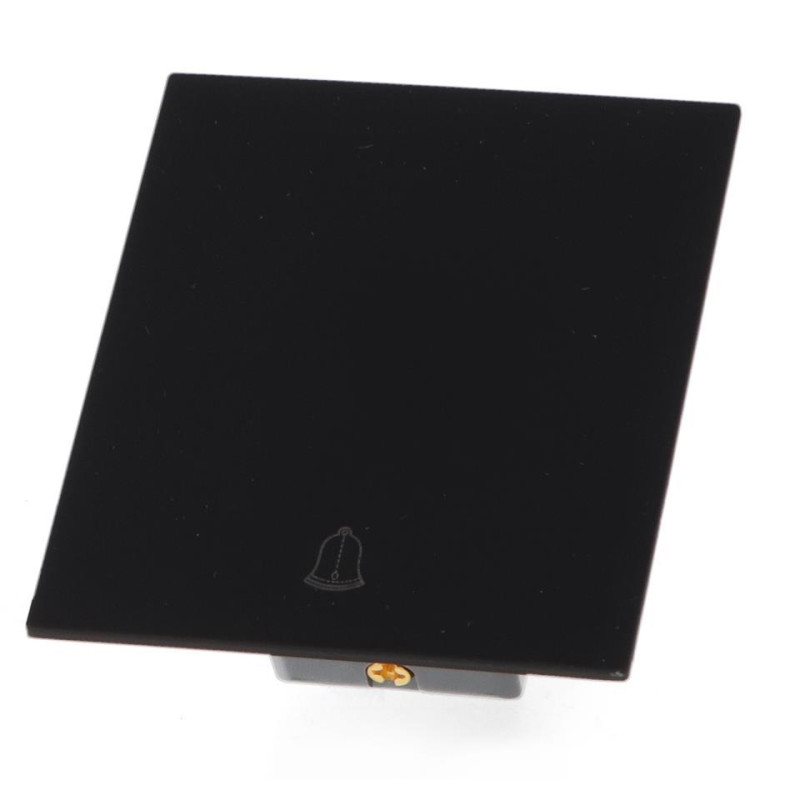INTERRUPTOR PULADOR TIMBRE EN NEGRO