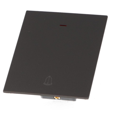 PULSADOR UNIVERSAL CON INDICADOR LUMINOSO GRIS