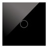 INTERRUPTOR TACTIL UNIVERSAL COLOR NEGRO CRISTAL