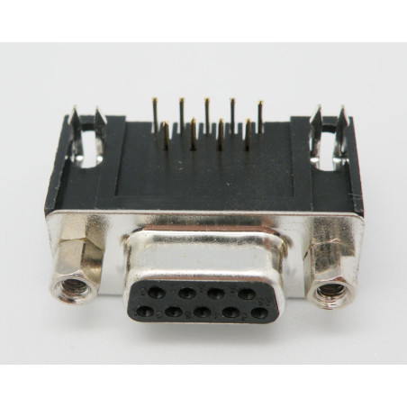 CONECTOR SUB-D HEMBRA 9 PINES CHASIS PCB 9 4MM
