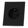 ENCHUFE SCHUKO COMPLETO UNIVERSAL CC COLOR NEGRO