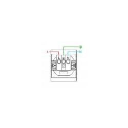 ENCHUFE SCHUKO COMPLETO UNIVERSAL CC COLOR NEGRO