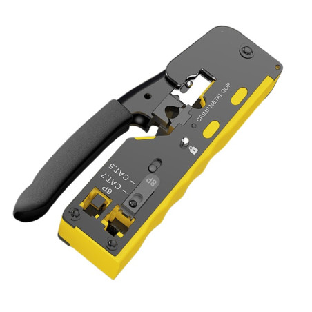 CRIMPADORA CONECTORES RJ11  RJ12  RJ45 Y PASANTES