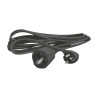 PROLONGADOR SCHUKO M-H CABLE 3X1 5mm 2m NEGRO