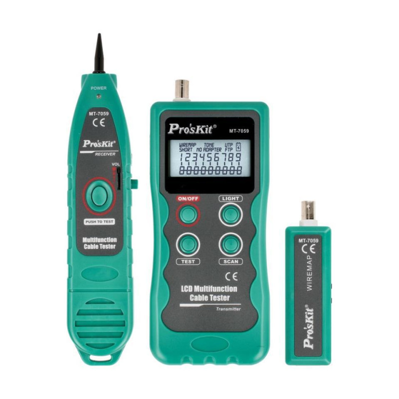 LOCALIZADOR COMPROB CABLES DE RED PROSKIT MT-7059