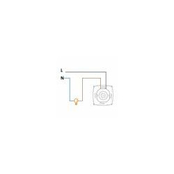 REGULADOR LUZ DE 0-600W  GRIS CC PARA LED