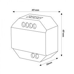 REGULADOR  DIMMER  LED RF PARA PULSADOR WIFI