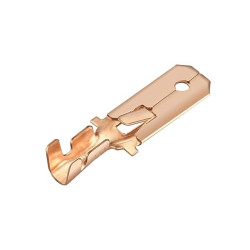 TERMINAL PALA CON RETEN MACHO 6X3X0 8MM PACK 10 UN