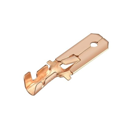 TERMINAL PALA CON RETEN MACHO 6X3X0 8MM PACK 10 UN