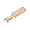 TERMINAL PALA CON RETEN MACHO 6X3X0 8MM PACK 10 UN