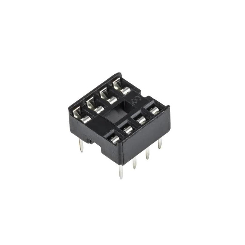 ZOCALO 8 PINES C I  PATA PLANA PACK DE 5 UNIDADES
