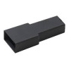 FUNDA FASTON HEMBRA 6 35mm NEGRA PACK DE 20