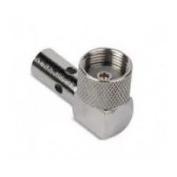 CONECTOR DV ACODADO PARA CABLE RG58