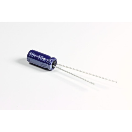 CONDENSADOR ELECTROLITICO 10 µF 35V PACK 10 UNI 