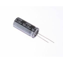 CONDENSADOR ELECTROLITICO 220UF 160V 105ºPACK 10 U