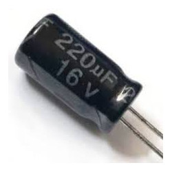 CONDENSADOR ELECTROLITICO 220MF 16V PACK 10 UNI
