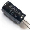 CONDENSADOR ELECTROLITICO 220MF 16V PACK 10 UNI