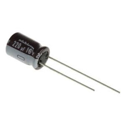 CONDENSADOR ELECTROLITICO 220MF 16V PACK 10 UNI