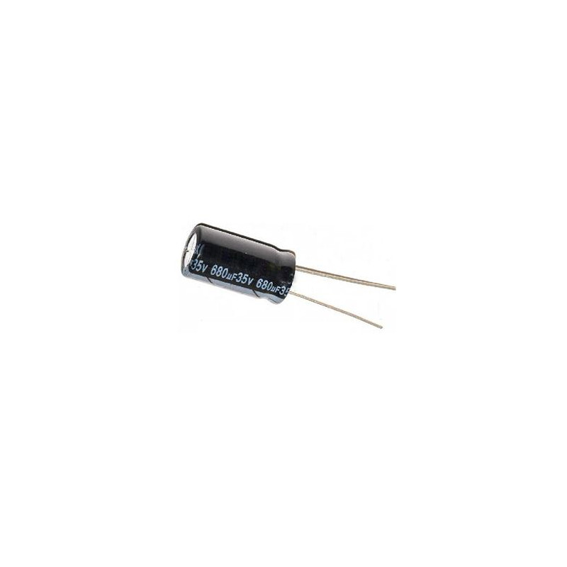 CONDENSADOR 680 MF 35 V 105º PACK 10 UNIDADES