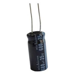 CONDENSADOR 680 MF 35 V 105º PACK 10 UNIDADES