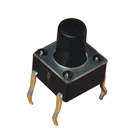 PULSADOR TACTO 6X6MM 4 PATAS PACK 5 UNIDADES
