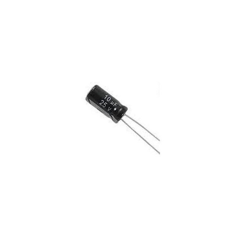 CONDENSADOR ELECTROLITICO 10MF 25V PACK DE 10