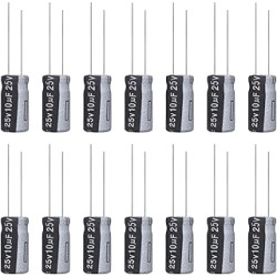 CONDENSADOR ELECTROLITICO 10MF 25V PACK DE 10