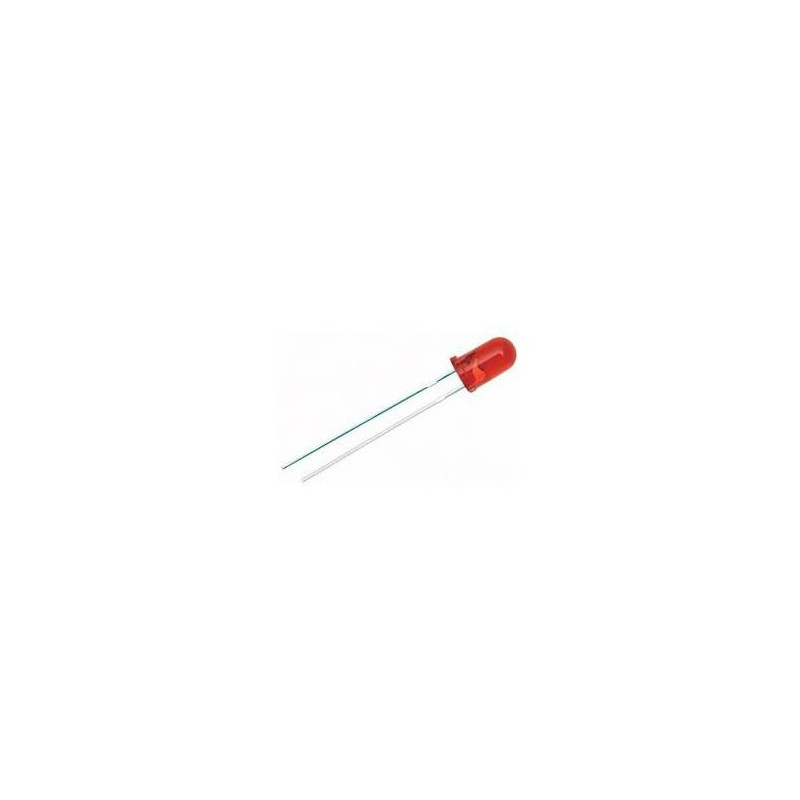 DIODO LED 5MM 3V ROJO PACK DE 10 UNIDADES
