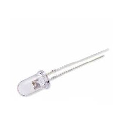 DIODO LED 5MM 3V BLANCO PACK 10 UNIDADES
