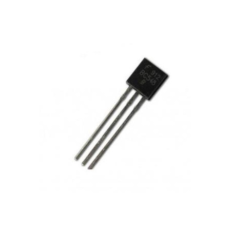 TRANSISTOR BC548C NPN ENCAPSULADO TO92 PACK 5 UNID