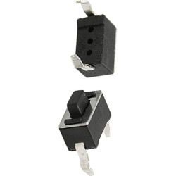 PULSADOR TACTO 3X6MM  PACK DE 5 UNIDADES