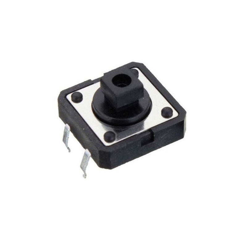 PULSADOR TACTO SPST N O  12x12mm PACK 5 UNIDADES