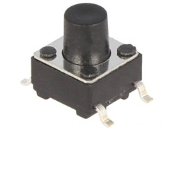 PULSADOR TACTO 6X6MM PACK DE 5 UNIDADES