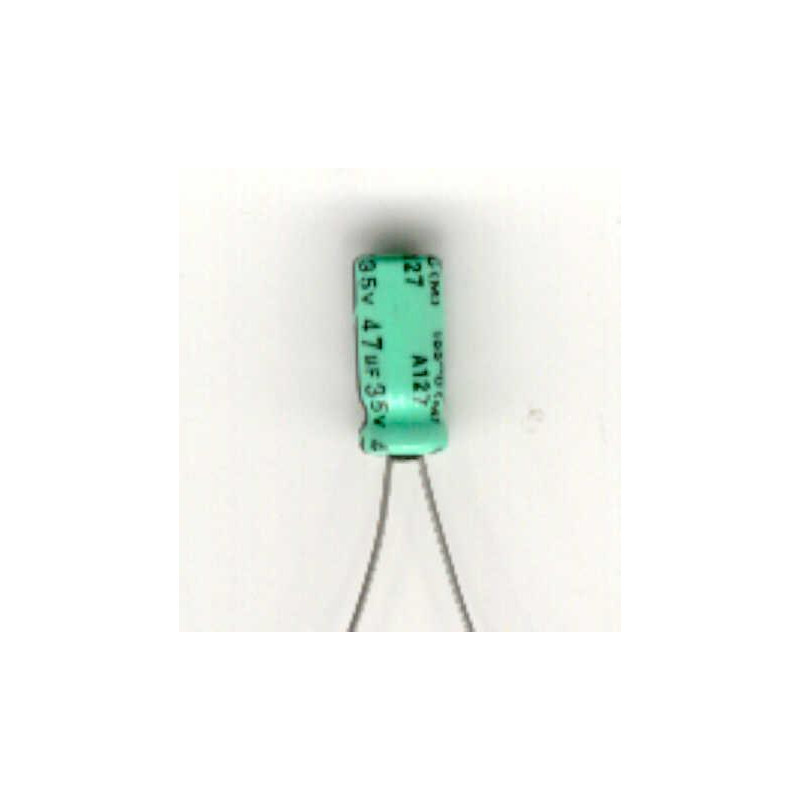 CONDENSADOR  47/35V 105º ELECTROLITICO PACK DE 10 