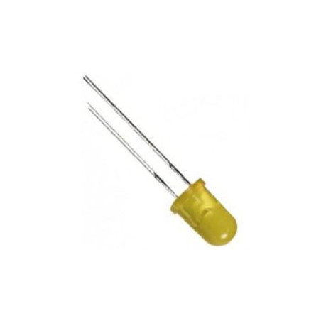 DIODO LED 5MM 3V AMARILLO PACK DE 10 UNIDADES