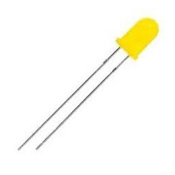 DIODO LED 5MM 3V AMARILLO PACK DE 10 UNIDADES