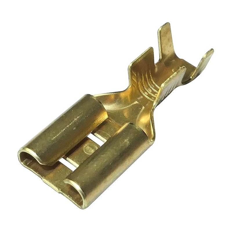 TERMINAL FASTON HEMBRA 9 5x1 2mm LATON PACK 10 UNI