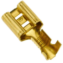 TERMINAL FASTON HEMBRA 9 5x1 2mm LATON PACK 10 UNI