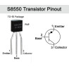 TRANSISTOR S8550 PNP ENCAPSULADO TO92 PACK 10 UNID