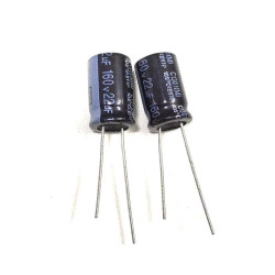 CONDENSADOR 2 2 MF 160 V 105º PACK 10 UNIDADES