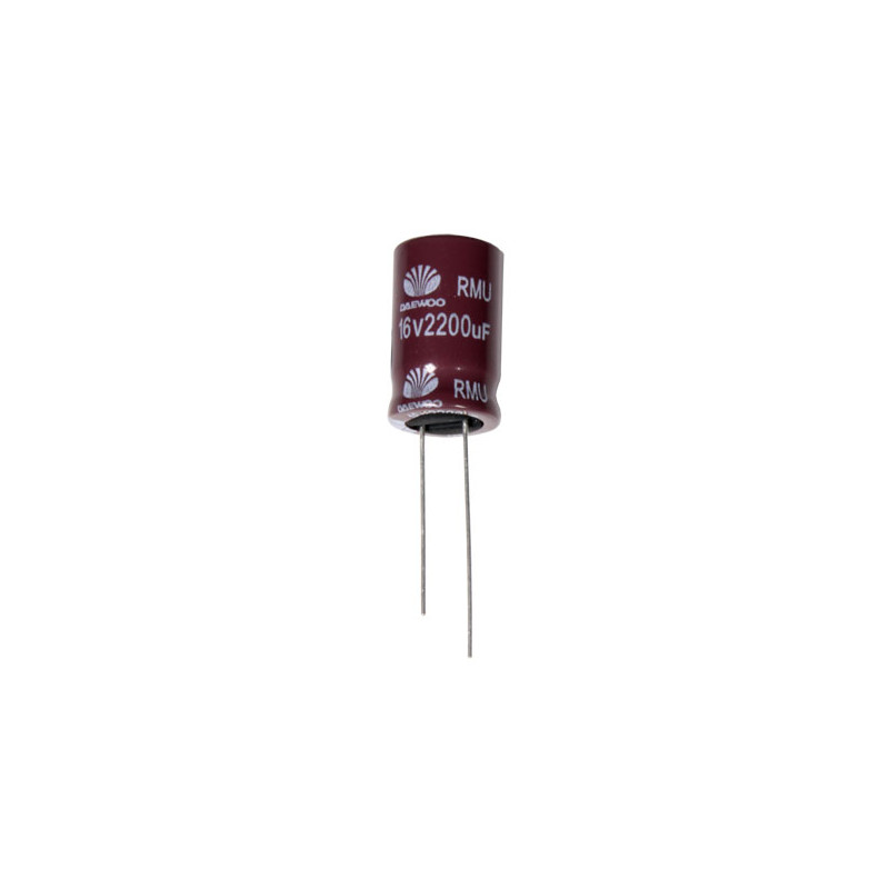 CONDENSADOR 2200 MF 16V 105º ELECT  10 UNIDADES