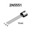 TRANSISTOR 2N5551 NPN ENCAPSULADO TO92 10 UNIDADES