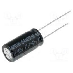 CONDENSADOR 47/160V 105º ELECT  PAC 10 UNIDADES