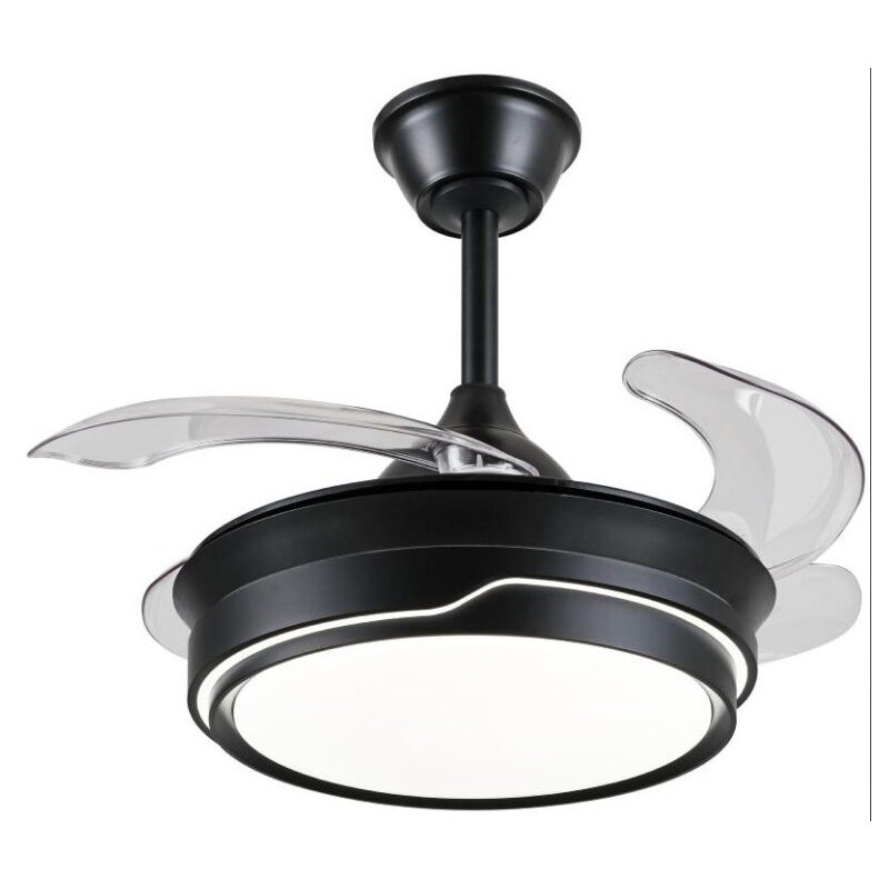VENTILADOR DE TECHO RETRACTIL SELINA-S NEGRO