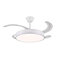 VENTILADOR DE TECHO RETRACTIL FIONA-L BLANCO 