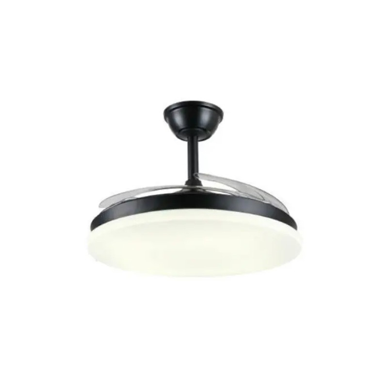 VENTILADOR DE TECHO RETRACTIL ISABELLA-L NEGRO