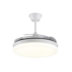 VENTILADOR DE TECHO RETRACTIL ISABELLA-XL BLANCO 